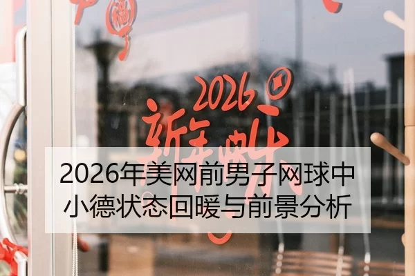 2026年美网前男子网球中小德状态回暖与前景分析